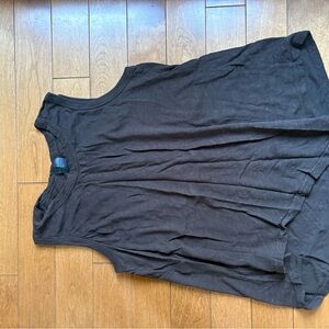 Anthropologie Black Sleeveless Women's Top